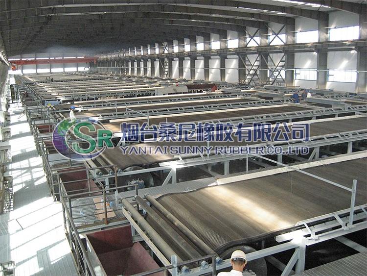 rubber filter belt slab