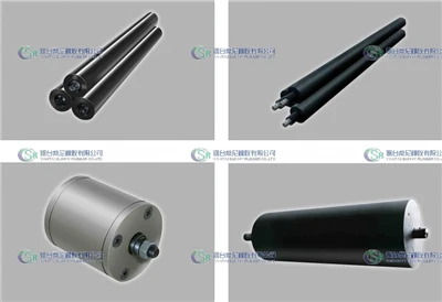 Roller ta 'Appoġġ taċ-Ċinturin tar-Roller Mgħotti bil-gomma/Roller tad-drapp tal-filtru/Roller tas-sewqan tal-filtru tal-vakwu