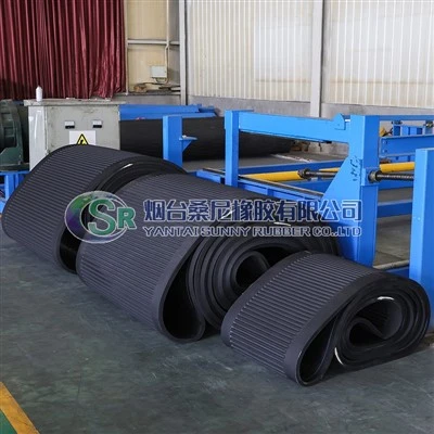 Ċinturin tal-Conveyor tal-Gomma tal-Vakwu Għal Tagħmir ta' Iffiltrar